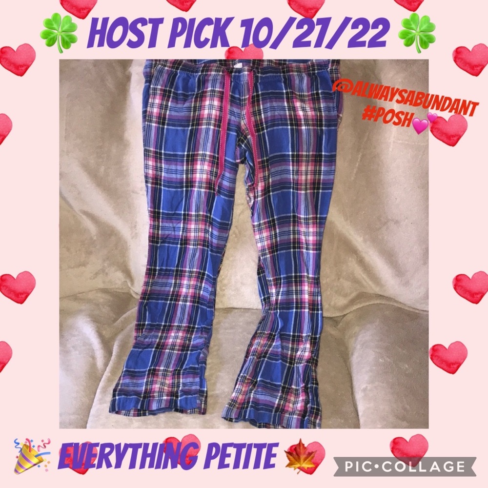 Old Navy SP blue plaid sleep pants
